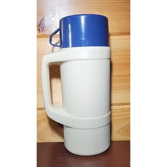 Vintage Aladdin 34 oz 1 liter Insulated Thermos with Lid #37210 Made In USA - Picture 9 of 10